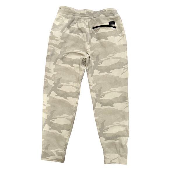 Abercrombie & Fitch Women’s Jogger Pants XS Beige Camo Print Pockets Lounge Chic - Picture 2 of 7